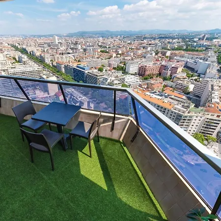 With Swimming-pool Balcony And Breathtaking View On * Marseille